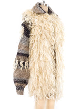 Lamb Wool Fringe Jacket Jacket arcadeshops.com