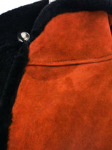 Rust Shearling Coat Outerwear arcadeshops.com