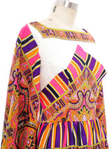 Paisley Scarf Printed Maxi Dress Dress arcadeshops.com