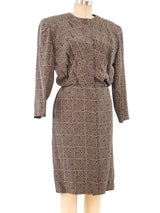 Chloe Printed Silk Dress Dress arcadeshops.com