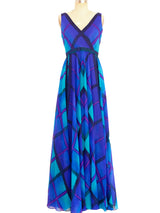 Malcolm Starr Watercolor Check Tank Dress Dress arcadeshops.com