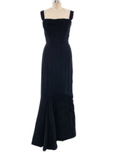 Galanos Mermaid Gown Dress arcadeshops.com