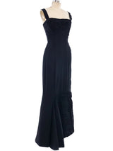 Galanos Mermaid Gown Dress arcadeshops.com