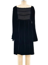 Gucci Velvet Mini Dress Dress arcadeshops.com