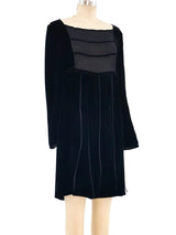 Gucci Velvet Mini Dress Dress arcadeshops.com