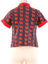 Elephant Knit Top Top arcadeshops.com