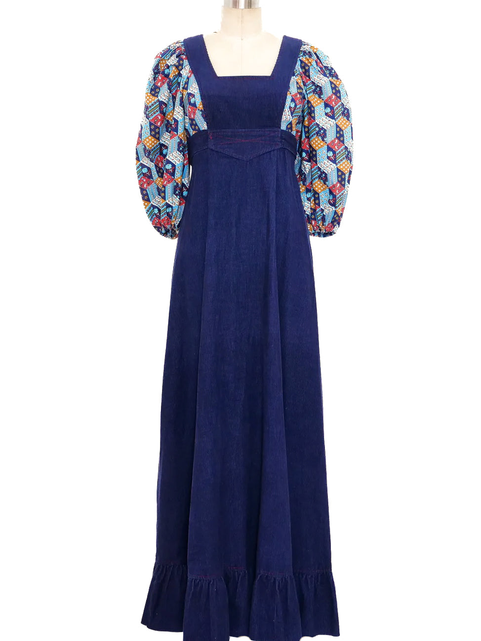 chinese dress ladies Corduroy Maxi Dress – NOD NY