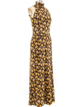 Novelty Nut Print Sleeveless Dress Dress arcadeshops.com