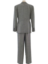 Escada Black and White Wool Suit Suit arcadeshops.com