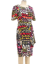 Valentino Botanical Print Silk Dress Dress arcadeshops.com