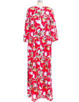 Floral Printed Caftan Dress arcadeshops.com