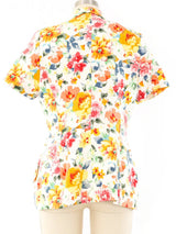 Christian Dior Floral Short Sleeve Jacket Jacket arcadeshops.com