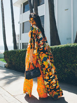 Floral Silk Kimono Jacket arcadeshops.com