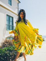 Josefa Embroidered Ruffle Dress Dress arcadeshops.com