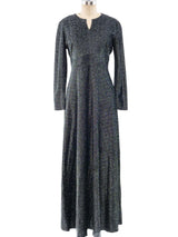 Silver Lurex Maxi Dress Dress arcadeshops.com