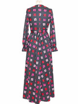 Ungaro Floral and Polka Dot Jersey Dress Dress arcadeshops.com