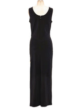Embellished Bondage Inspired Bodycon Maxi Dress Dress arcadeshops.com