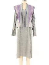 Cloud Jacquard Layered Tunic Dress Dress arcadeshops.com