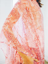 Snake Printed Chiffon Palazzo Ensemble Suit arcadeshops.com