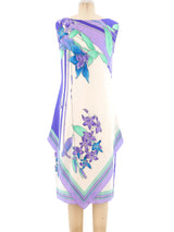Orchid Printed Sleeveless Scarf Dress Dress arcadeshops.com