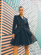 Jean Paul Gaultier Button Accented Tuxedo Jacket Jacket arcadeshops.com