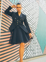 Jean Paul Gaultier Button Accented Tuxedo Jacket Jacket arcadeshops.com