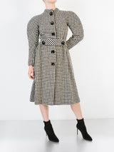Arnold Scaasi Houndstooth Coat Dress Outerwear arcadeshops.com