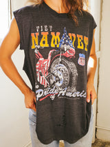 Distressed Vietnam Vet Muscle Tee T-shirt arcadeshops.com