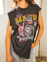 Distressed Vietnam Vet Muscle Tee T-shirt arcadeshops.com