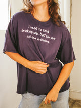 Drinking vs Thinking Tee T-shirt arcadeshops.com