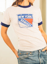 New York Rangers Ringer Tee T-shirt arcadeshops.com