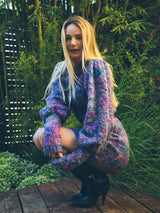 Striped Mohair Knit Sweater Dress Dress arcadeshops.com