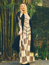 Rudi Gernreich Graphic Knit Maxi Dress Dress arcadeshops.com
