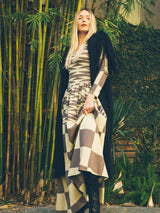 Rudi Gernreich Graphic Knit Maxi Dress Dress arcadeshops.com