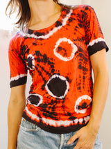 1970's Cherry Tie Dye Tee T-shirt arcadeshops.com