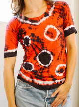 1970's Cherry Tie Dye Tee T-shirt arcadeshops.com