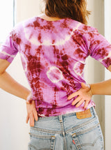 1970's Orchid Tie Dye Tee T-shirt arcadeshops.com