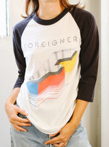 Foreigner Raglan Tour Tee T-shirt arcadeshops.com