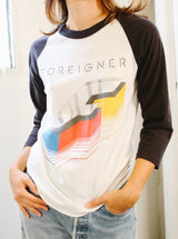 Foreigner Raglan Tour Tee T-shirt arcadeshops.com