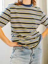 1960's Striped Pocket Tee T-shirt arcadeshops.com