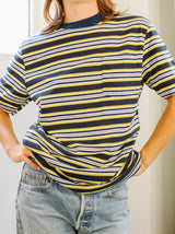1960's Striped Pocket Tee T-shirt arcadeshops.com