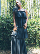 Tiered Jersey Layered Maxi Dress Dress arcadeshops.com