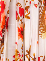 Bill Blass Scarf Collar Printed Maxi Dress Dress arcadeshops.com