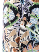 Missoni Graphic Floral Silk Skirt Bottom arcadeshops.com