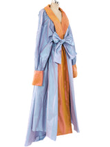 Fernando Sanchez Iridescent Taffeta Opera Coat Jacket arcadeshops.com