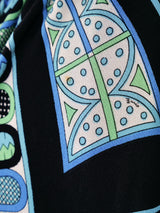 1960's Emilio Pucci Kaleidoscopic Printed Shirt Dress Dress arcadeshops.com