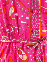 1960's Emilio Pucci Paisley Printed Sleeveless Dress Dress arcadeshops.com