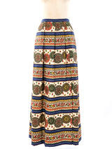 Saks Fifth Avenue Banded Print Skirt Ensemble Suit arcadeshops.com