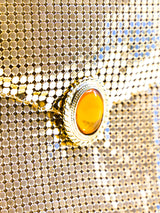 Whiting and Davis Gold Chainmail Bag Accessory arcadeshops.com