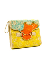 Hand Painted Gucci Logo Clutch Accessory arcadeshops.com